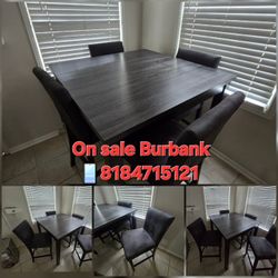 Wood Dining Table And Chairs 