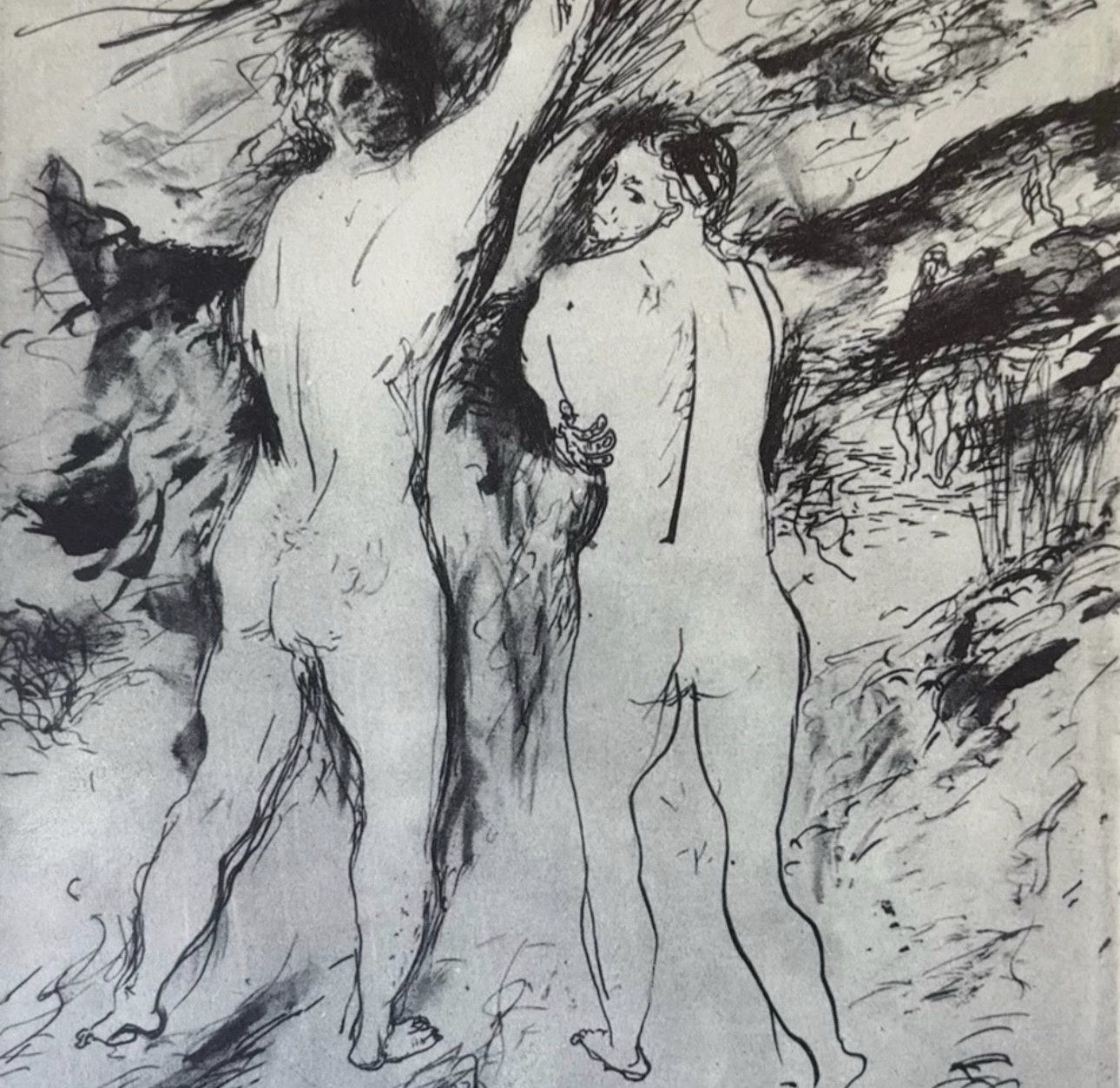 MEN WHO TURN Gino Bonichi SCIPIONE 1930 Fine Art Print Vintage Antique Original