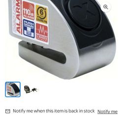 Disc Lock For Motorcycles 