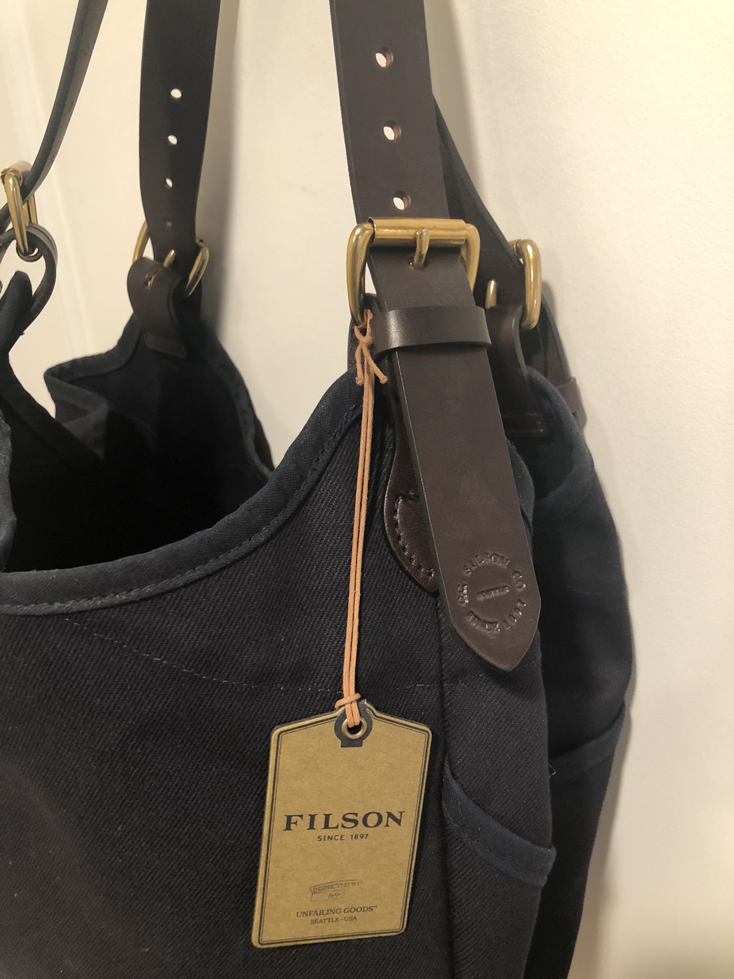 FILSON - “Rugged Twill” Carry-all Tote Bag (Navy)