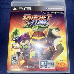 PS3 Ratchet Clank All 4 One