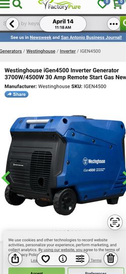 Westinghouse Generator