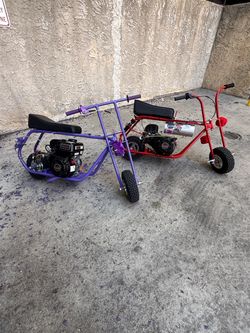 Bam and gts mini bikes