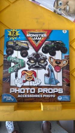 Monster jam photo props