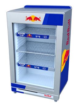 Red Bull Branded Commercial Display Cooler