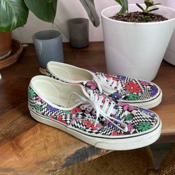 Vans floral print Men’s Size 10.5