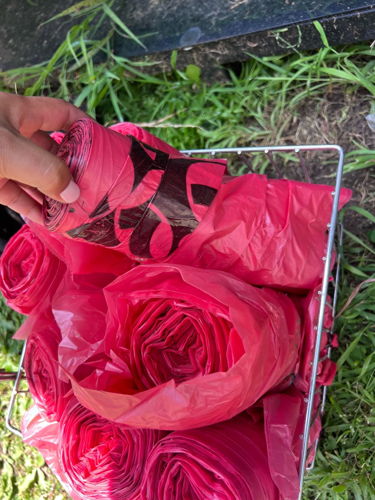 Red Biohazard waste bags