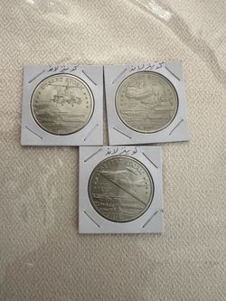 991 Desert Storm 5 Dollar Coin,  Hutt River Province, New Queensland Mint(3 different pieces)