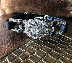 Crystal Leather Bracelet