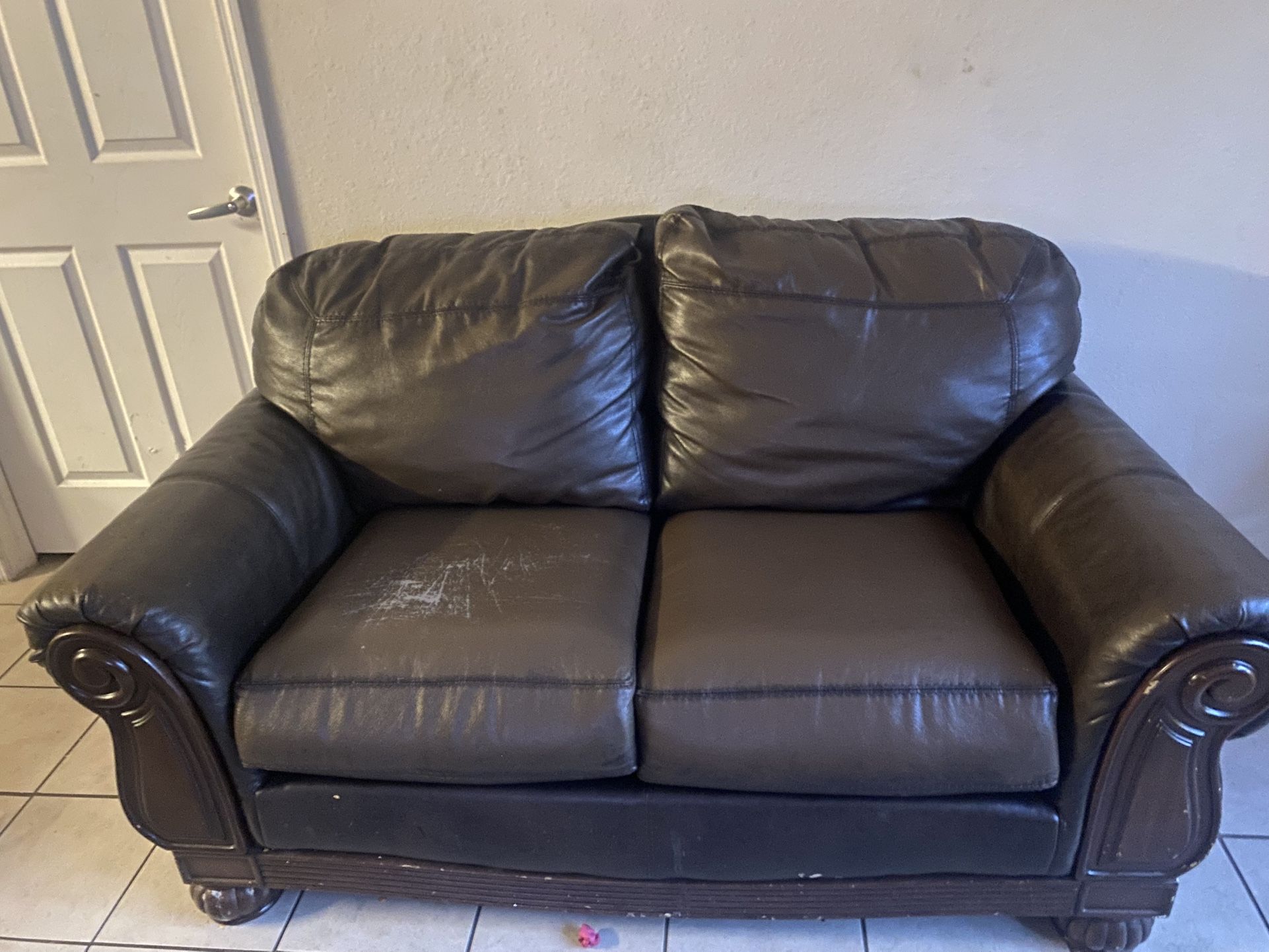 Small Dark Brown  Small Sofa 