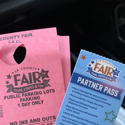 2 LA county fair Tickets & Parking Pass
