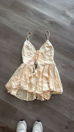 Yellow romper