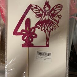 Cake Topper 4th Birthday 