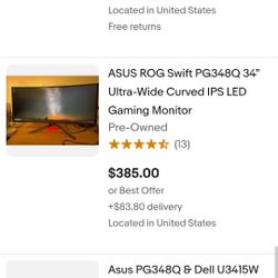 Computer Gaming Equipment 