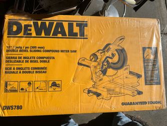 12” double bevel sliding miter saw corded .New