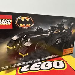 [Pending Pickup] LEGO 40433 Batman 1989 Batmobile Limited Edition