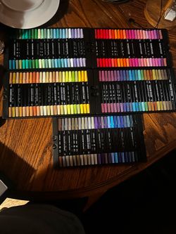 Pagather 120 Colors Dual-Tip Acrylic Paint
