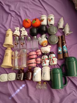 Salt and pepper shakers