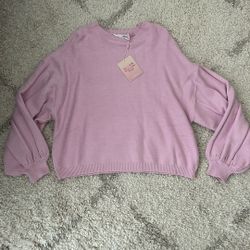 Brand New Pink sweater 