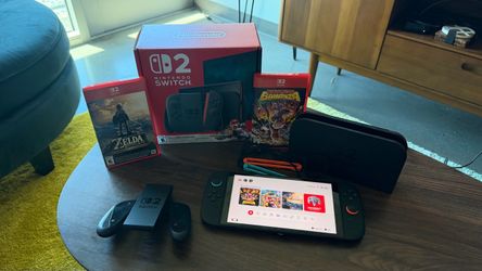 Switch 2 - Brand New + 3 games