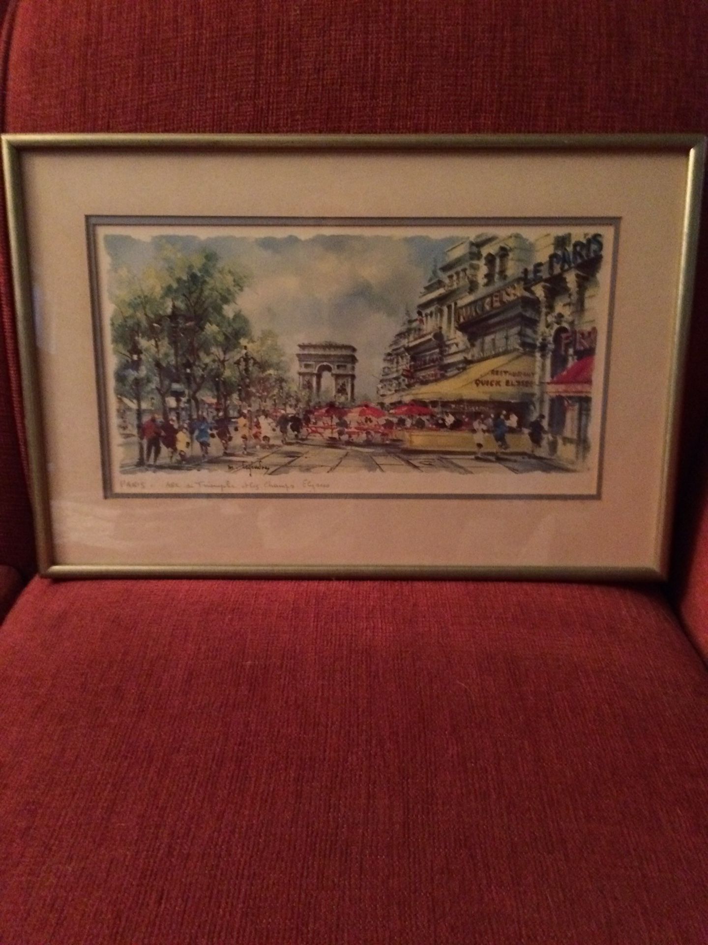 Second Maurice Legendre Print
