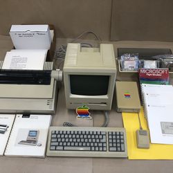 Macintosh Plus Computer With Image Writer II Printer