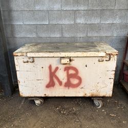 White Industrial Storage Box 