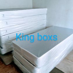$160 King Boxspring Brand New Free Delivery Same Day 