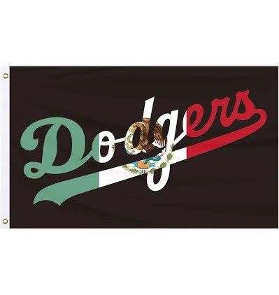 Dodgers Mexican Flag Logo