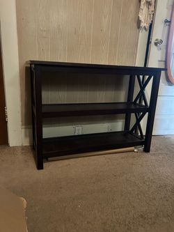 Wooden entry way table