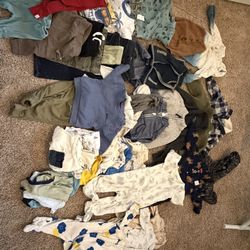 Big Bag Of Baby Boy Clothes 3m- 12m