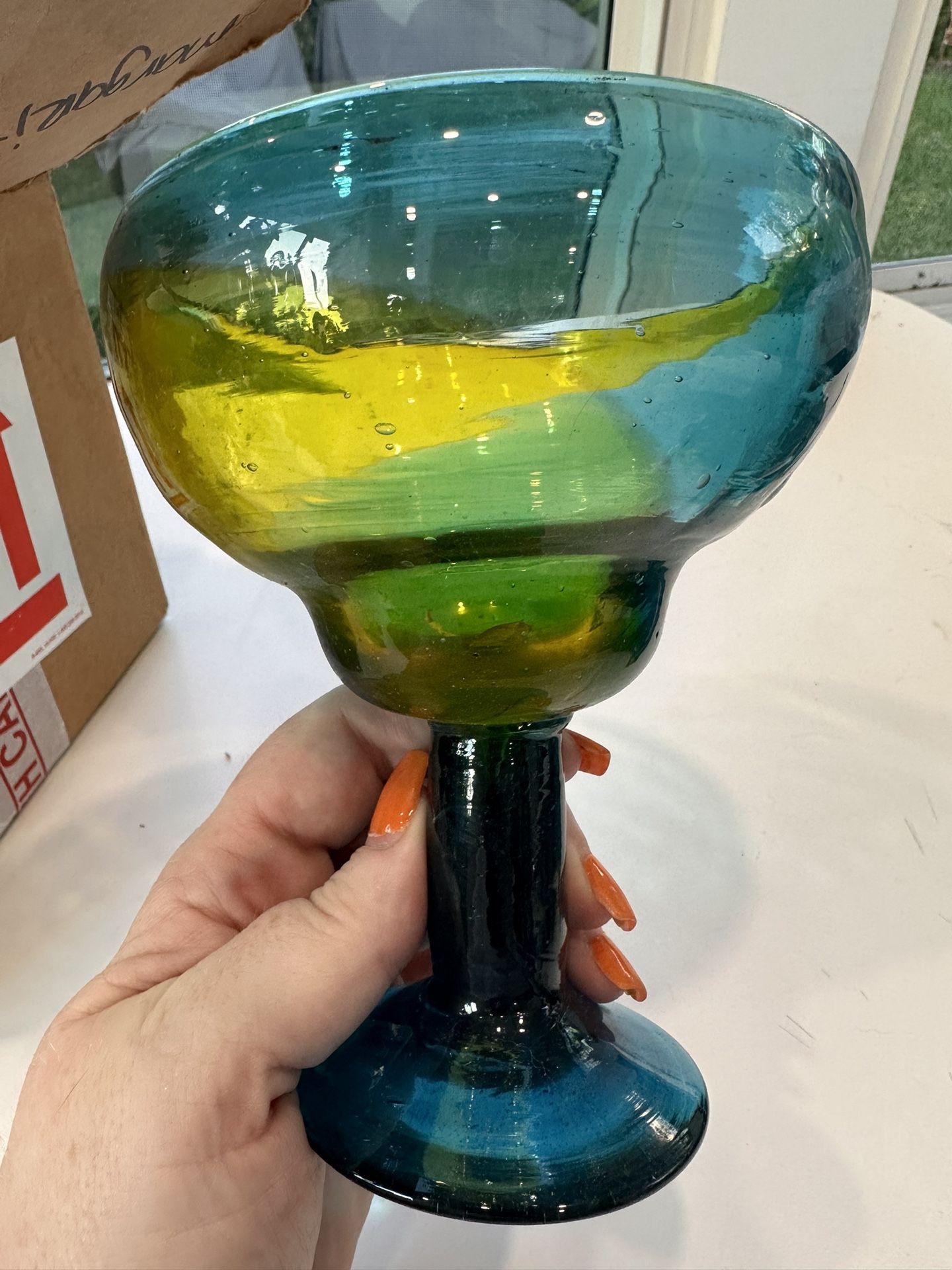 Crate & Barrel margarita Glasses