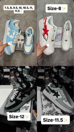 Bape Sta Sneakers Multiple Colorways
