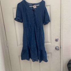 Denim Dress New