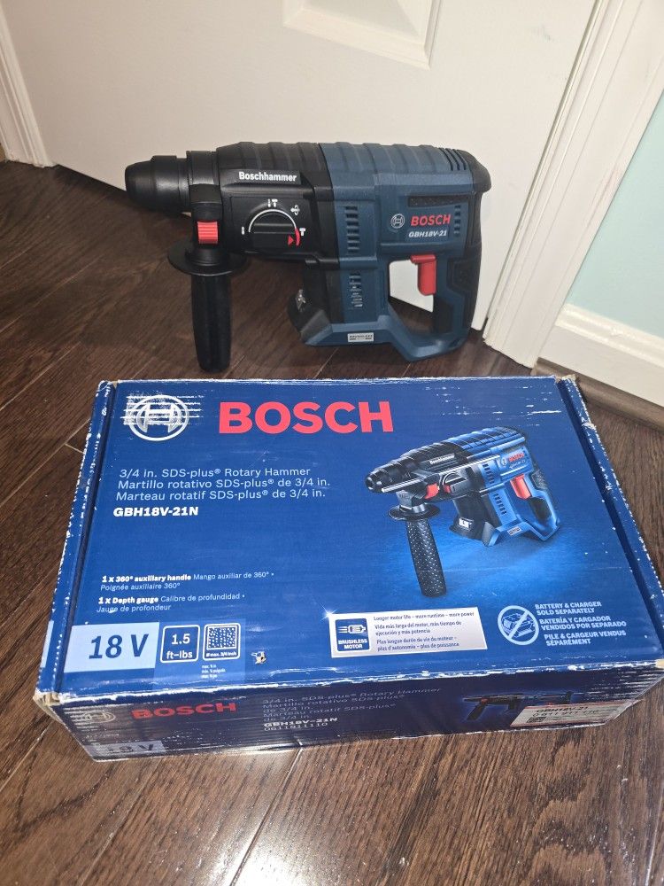 Bosch GBH18V-21N 18V Brushless 3 Function SDS Plus Hammer Drill