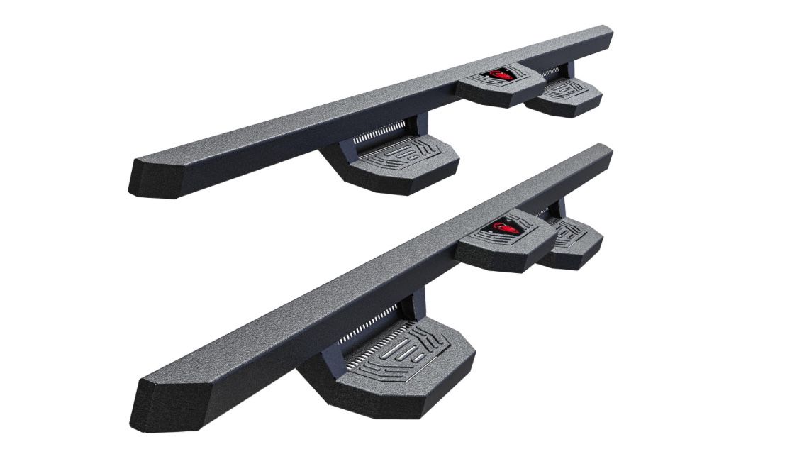 Double/Crew Cab Running Boards Side Steps Compatible With 2005-2023 Toyota Tacoma Double/Crew Cab 4 Full Doors