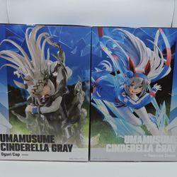 Banpresto Evolve figures of Oguri Cap and Tamamo Cross from the anime Uma Musume Cinderella Gray. Set