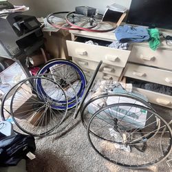 Dozens Of Tires, Beautiful Wheels,  And New Stems 