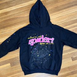 Sp5der Men’s PINK hoodie 