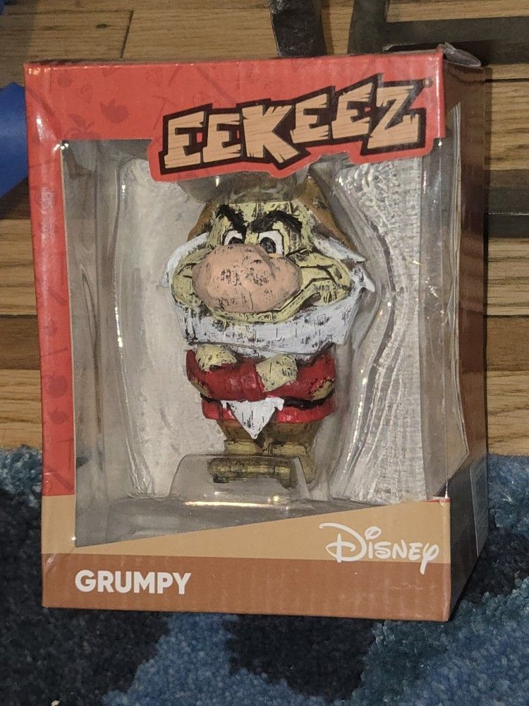 Disney Grumpy Figure 4" Collectible Hand-Painted Eekeez