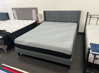 Queen Bed And Memory Foam Mattress