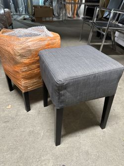 Set of IKEA GREY SMALL STOOL