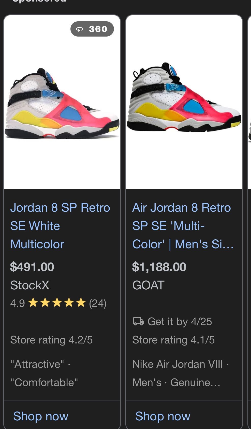 Jordan 8 SP retro