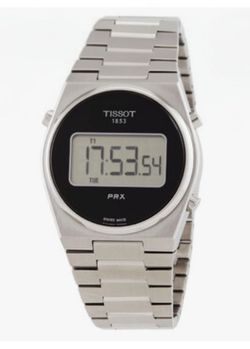 NEW Authentic TISSOT PRX Quartz Digital Black Dial Men's Watch