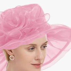 Hat Tea Party Pink 