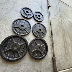 Olympic Bar And Weights