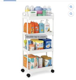  3 Rolling Storage, organizer Carts 