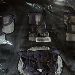 Supreme Panther Washed Varsity Hoodie