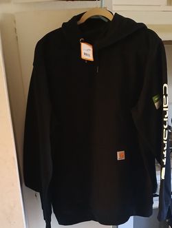 Carhartt Black Pullover Hoodie with Tags