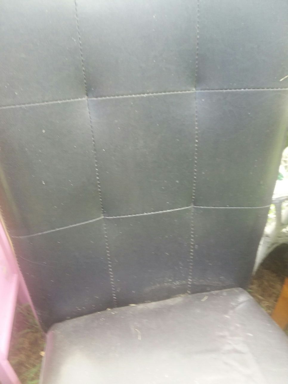 Leather chairs set of 2